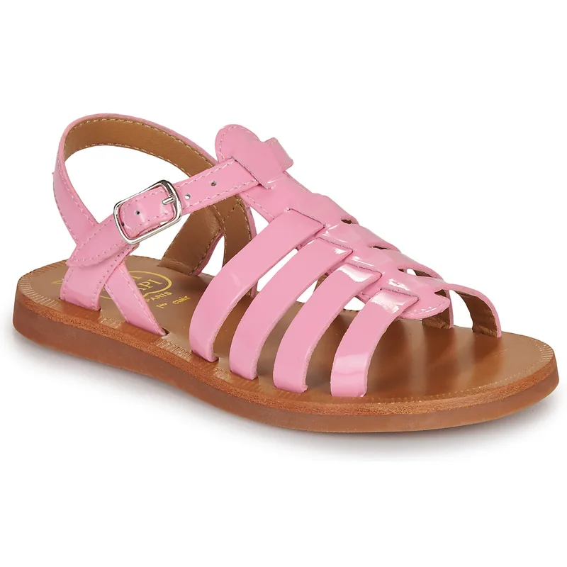 Σανδάλια χωρίς τακούνι Pom d'Api PLAGETTE STRAP