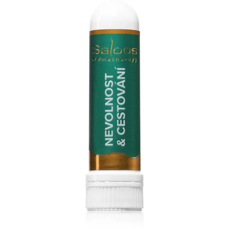 Saloos Aromatherapy Nevolnost & Cestování ρινικό στικ με αιθέρια έλαια 1 τμχ