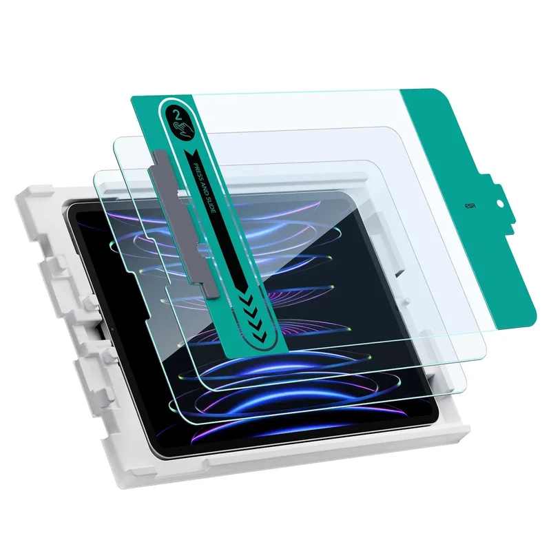(2-Pack) ESR Premium Quality Tempered Glass iPad Pro 11 2018/2020/2021/2022 (With Easy Installation Frame)