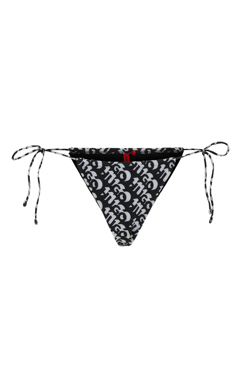 Hugo Boss γυναικείο μαγιό μπικίνι σλιπ με all-over logo "Bonnie" - 50515287 Μαύρο