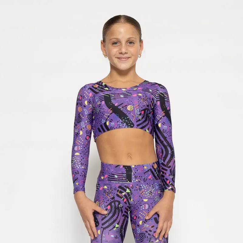 Purple Feelstorm Long Sleeve Top