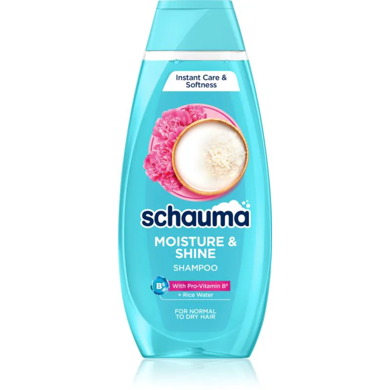 Schwarzkopf Schauma Moisture & Shine ενυδατικό σαμπουάν για κανονικά έως ξηρά μαλλιά 400 ml