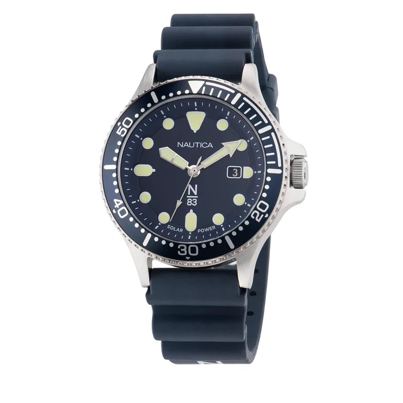 Ρολόι Nautica NAPCBS304 Ασημί