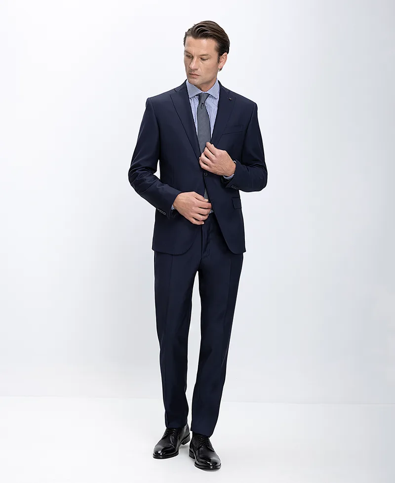 CC Collection Corneliani Ανδρικό Κοστούμι Μάλλινο Modern Fit