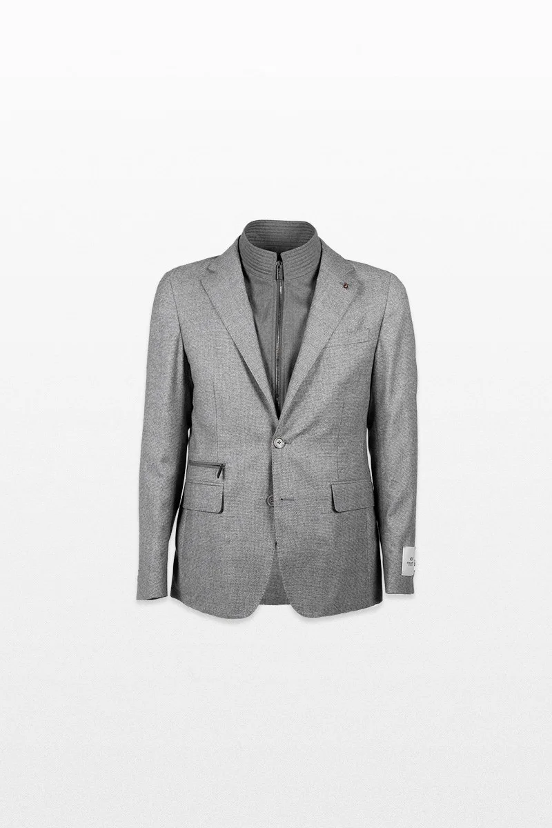 CORNELIANI Ανδρικό Γκρι Blazer In Grey