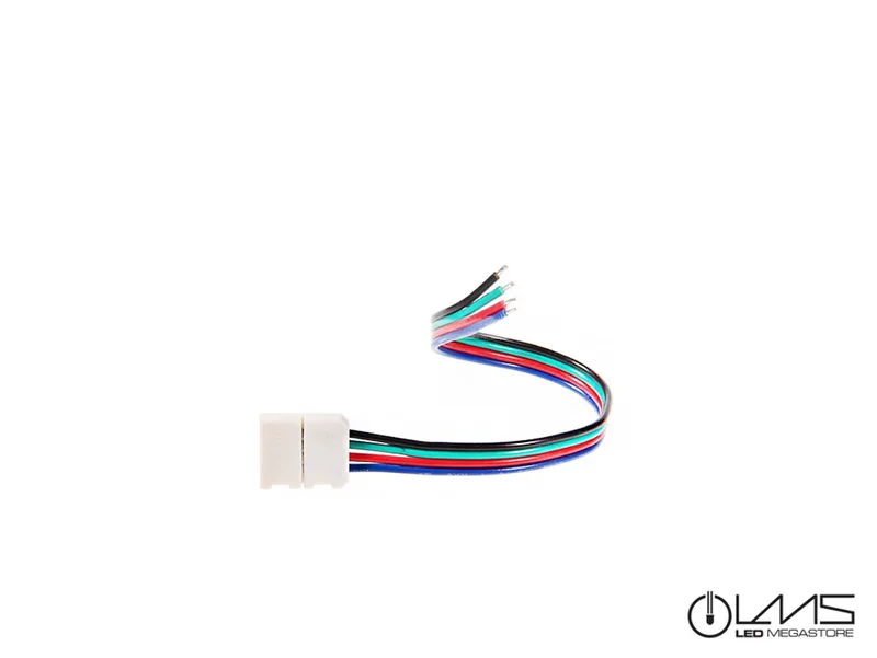 Μονός Connector για Ταινία LED 7.2 14.4 Watt RGB 12 Volt 15cm Μήκος 05519