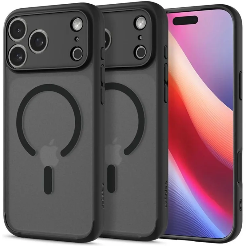 Θήκη iPhone 17 Pro Max Spigen Ultra Hybrid MagFit Ανθεκτική Σκληρή με MagSafe - Frost Black (ACS10285)