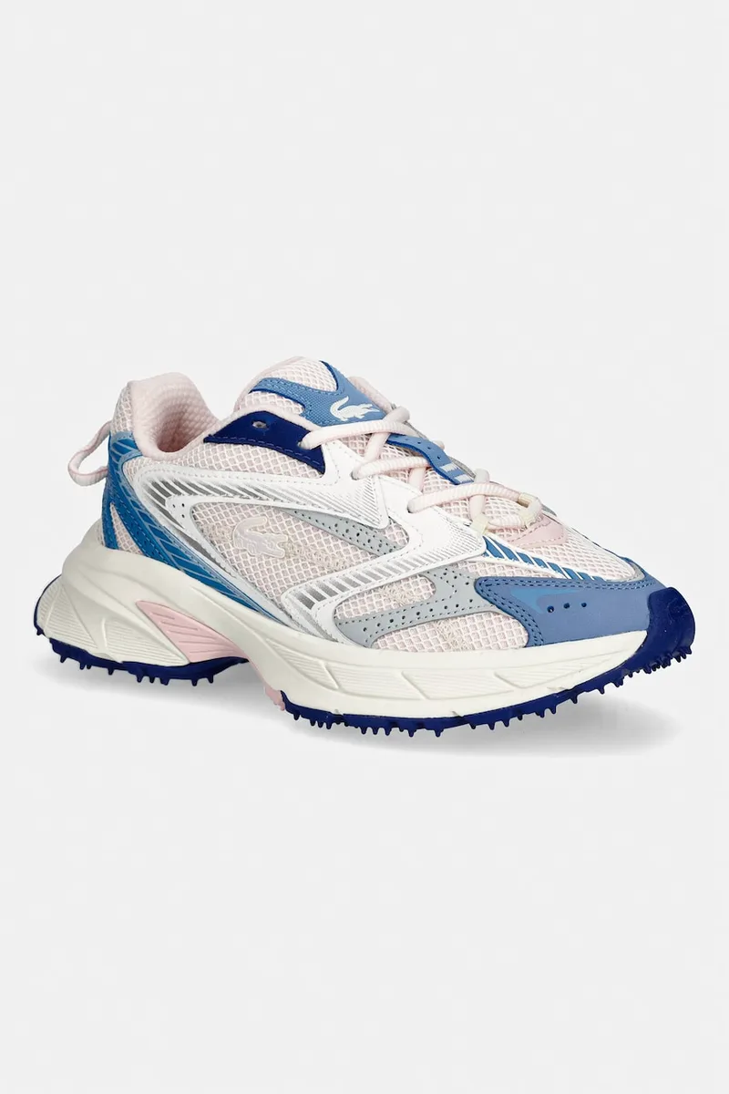 Lacoste L003 Neo Shot Sneakers Bleu Blanc Ροζ Story αθλητικά γυναικεία