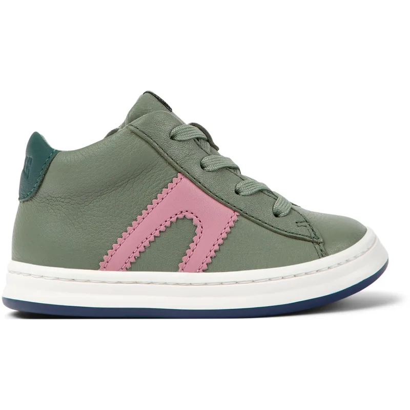CAMPER Twins - Μπότες Για Firstwalkers - Πράσινο, Μέγεθος 21, Smooth leather