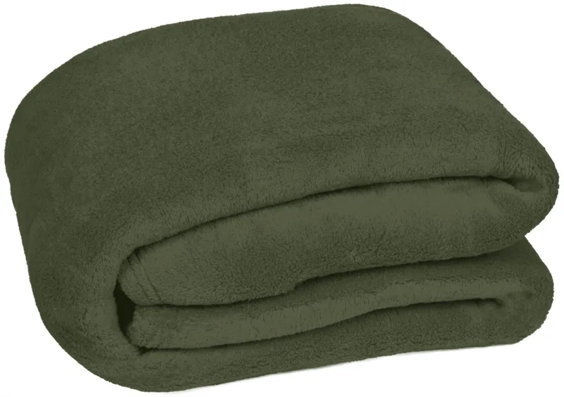 Κουβέρτα COUCH 190x120cm Valento Military Green