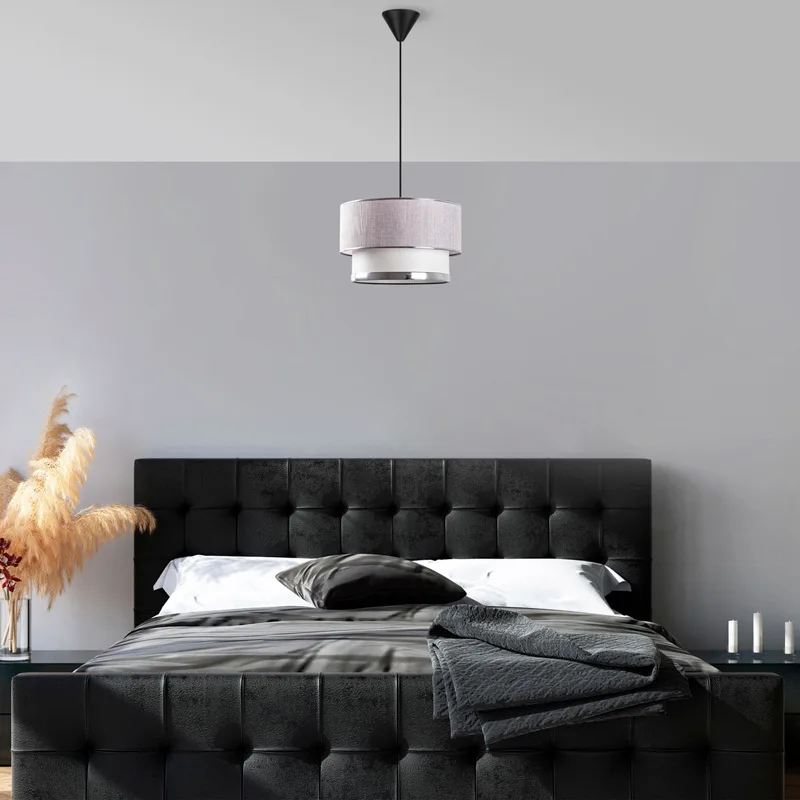 Φωτιστικό Οροφής Cake - Light Grey, Silver 390Flh1818 (Φ30x20)