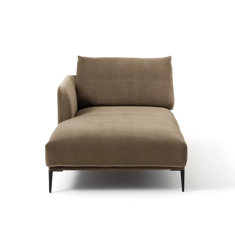 Ανάκλιντρο Oscar από βελούδο Μ103xΠ182xΥ82cm