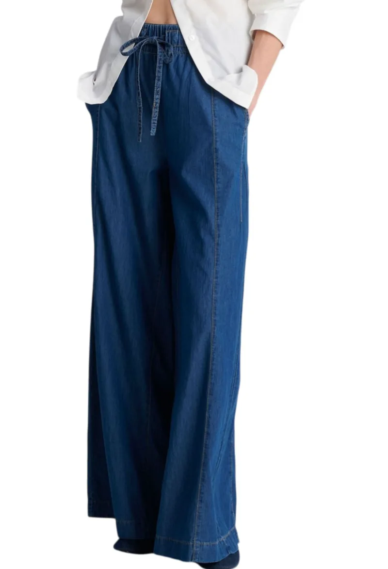 Παντελόνι Jean Ale Τζιν Με Λάστιχο Στη Μέση 8923184-BLUE Γυναικείο