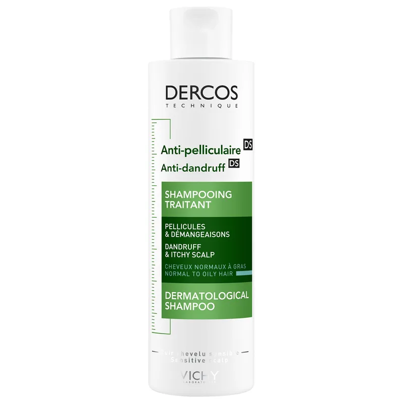 Vichy Dercos Anti-Dandruff Dermatological Shampoo for Normal to Oily Hair Σαμπουάν Κατά της Ξηροδερμίας για την Καταπολέμηση της Λιπαρής Πιτυρίδας & της Φαγούρας του Τριχωτού 200ml