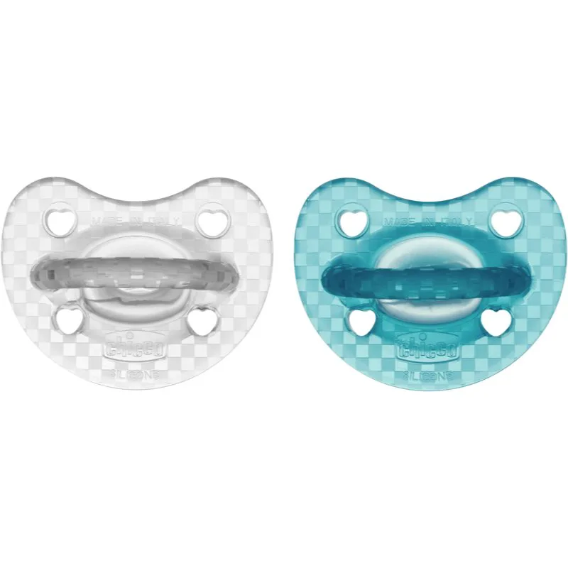 Chicco Physio Forma Luxe πιπίλα 16-36 m Grey/Mint 2 τμχ