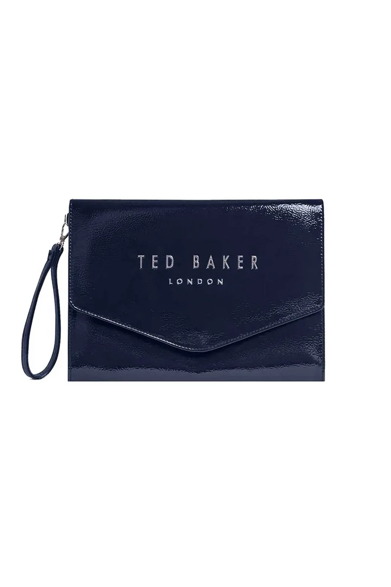 Ted Baker γυναικείo clutch "Caelyn Crinkle Icon" - 282713 Σκούρο Μπλε