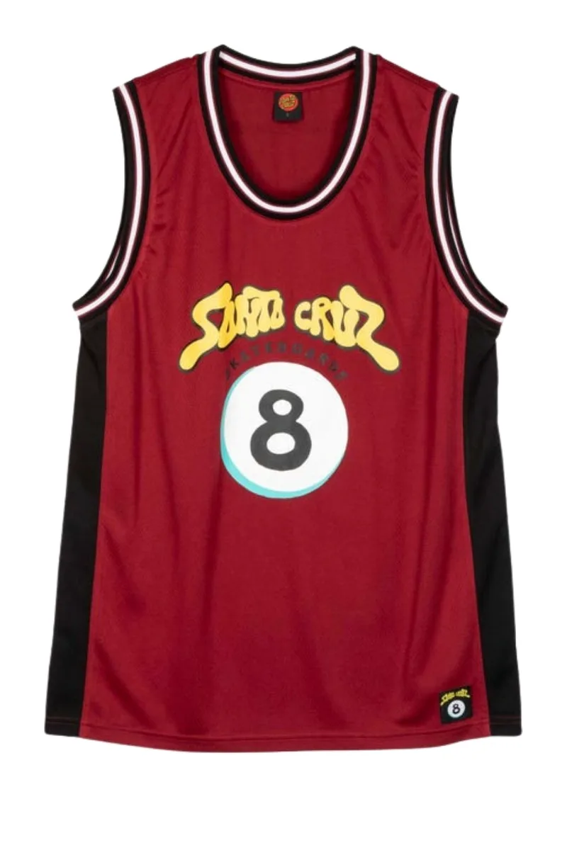SANTA CRUZ Αμάνικες Μπλούζες Winkowski Ocho Mesh Vest - ΚΟΚΚΙΝΟ-SCA-VST-0786-BURGUNDY