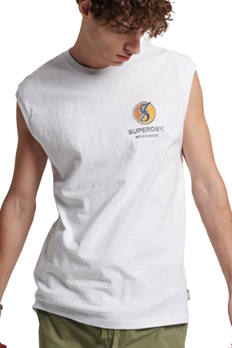 Μπλούζα Αμάνικη Superdry D2 Ovin Vintage Record Label M6010754A-01C Ανδρικό