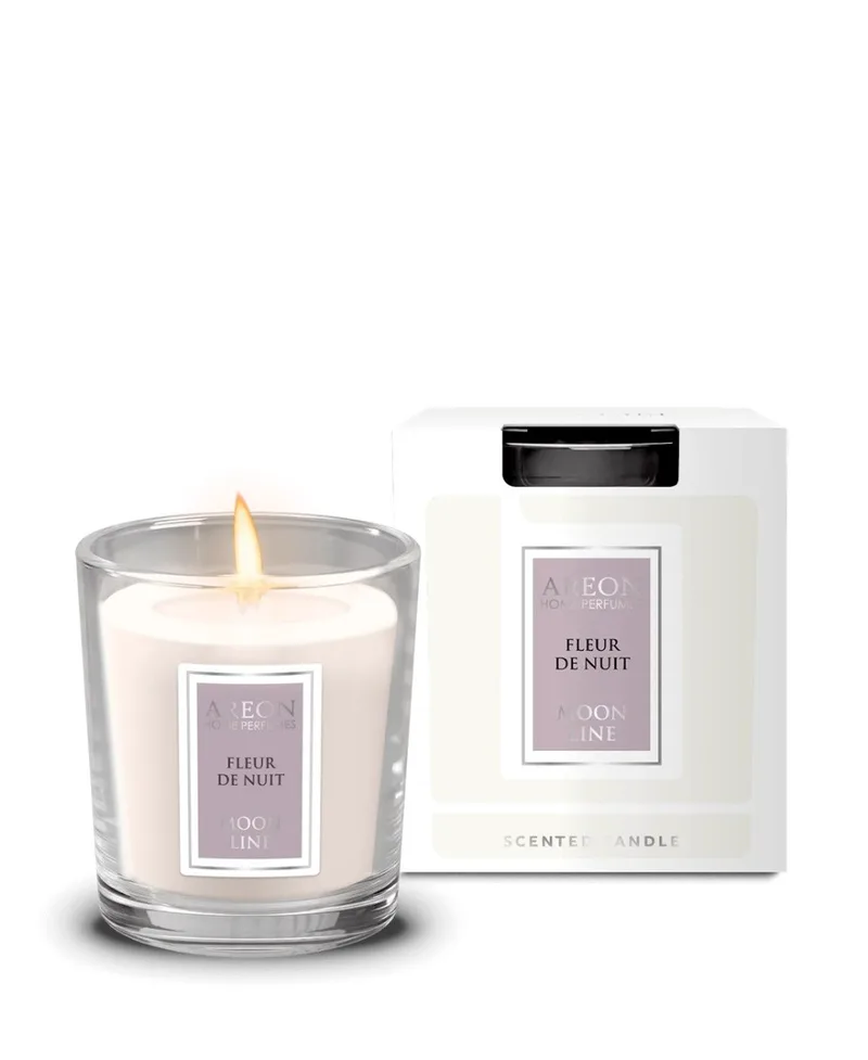 Areon Home Perfumes Scented Candle Moon Line - Fleur De Nuit