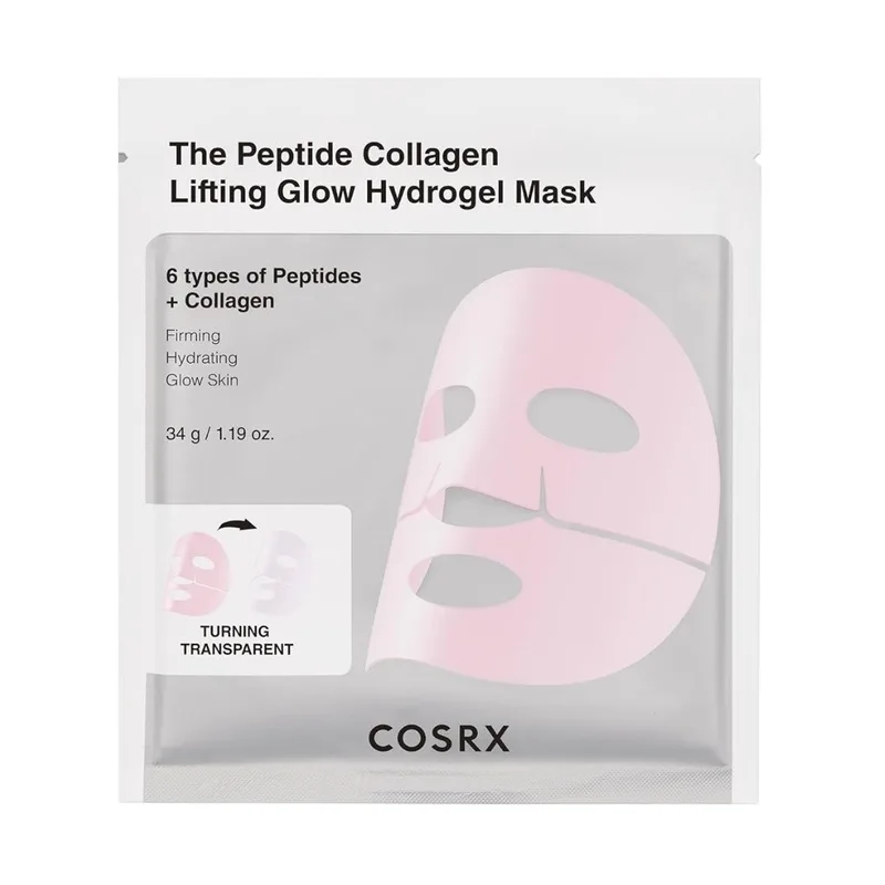 Cosrx The Peptide Collagen Lifting Glow Hydrogel Mask (34g)