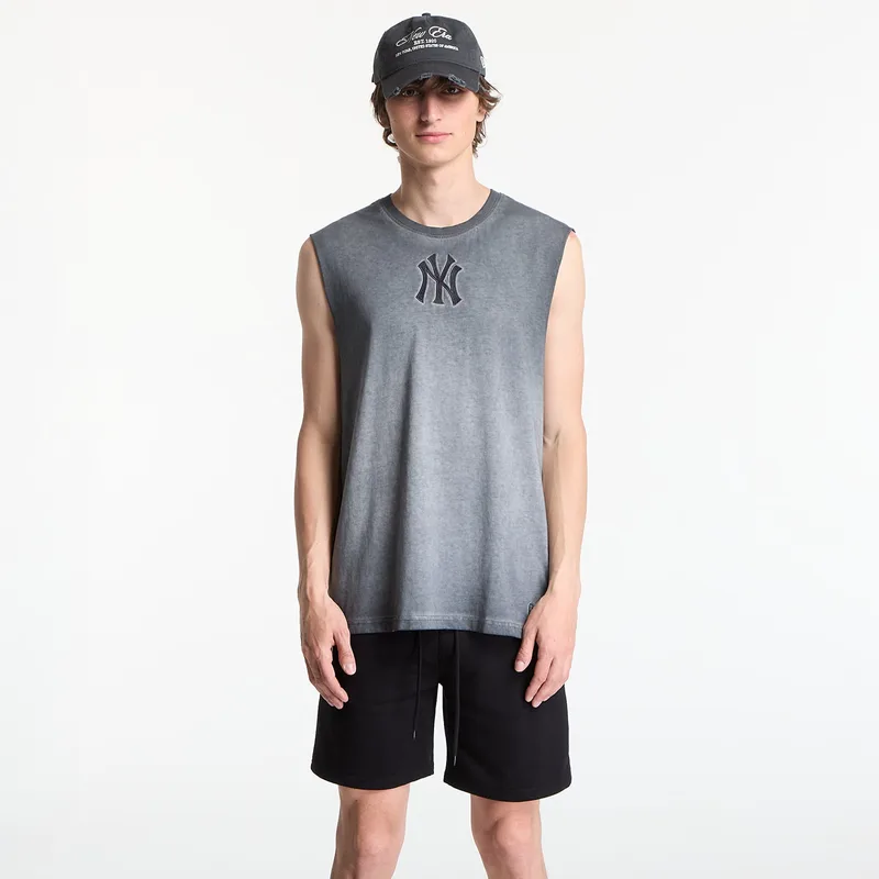T-shirt New Era MLB Washed Logo Sleeveless Tee New York Yankees UNISEX Black M