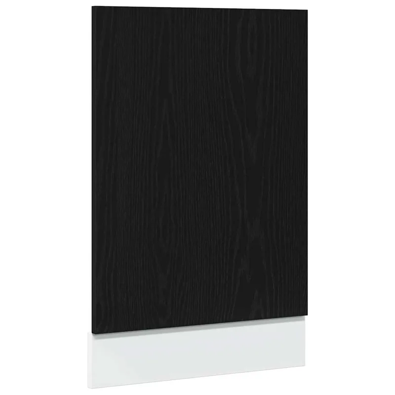 vidaXL Πλαίσιο Πλυντηρίου Πιάτων Lyon Μαύρο Δρυς 45x1,5x67 εκ. από Τεχνητό Ξύλο