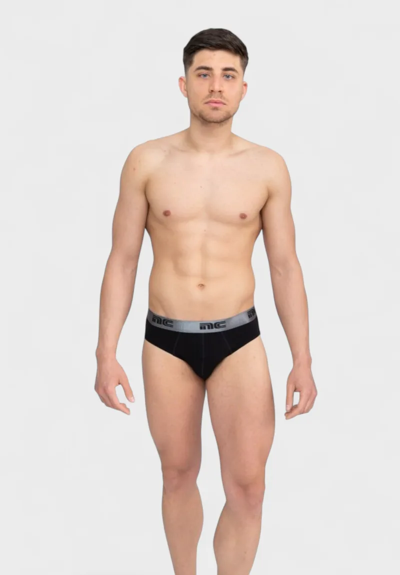 Σλιπ ανδρικό Nina Club Black - Anthracite Metal NC611-6-Μαύρο