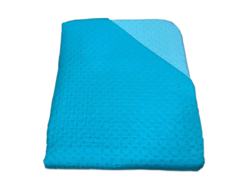 Κουβερλί Μονό Microfiber Διπλής Όψης Cross Desing Γαρύφαλλο 160x240 - Τυρκουάζ-Cyan