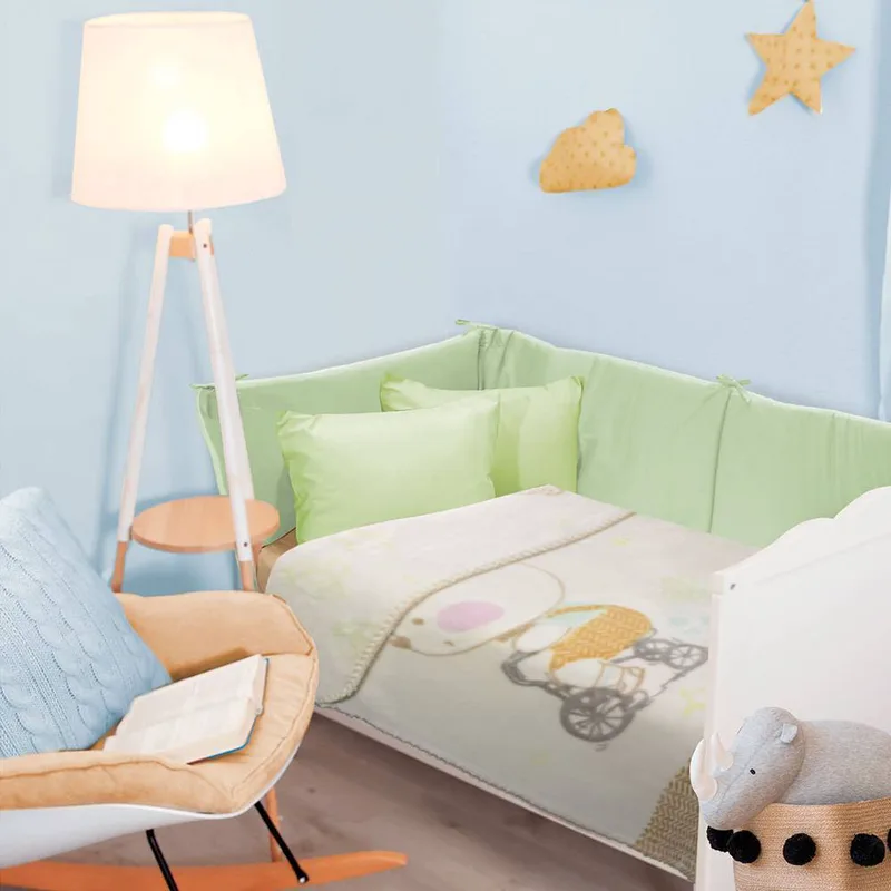 ΚΟΥΒΕΡΤΑ VELOUR DAS HOME 110X140 RELAX ΜΠΕΖ