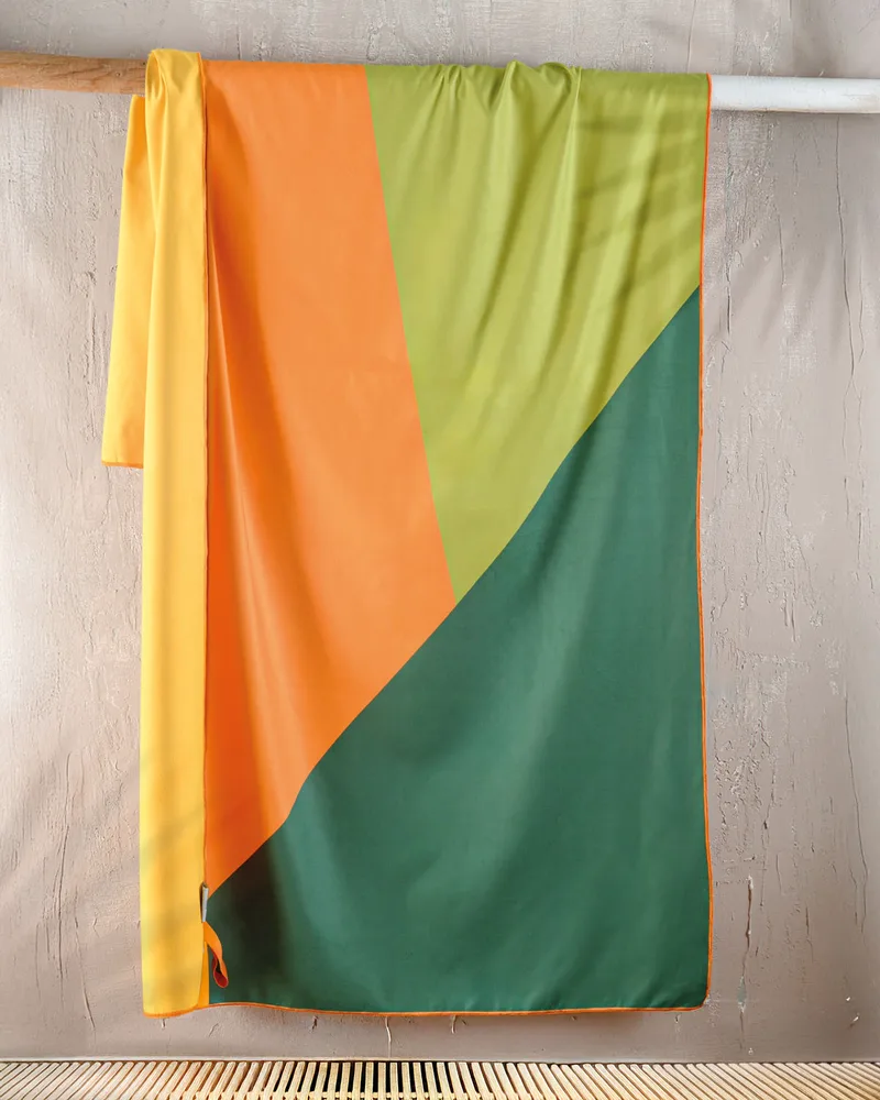 Πετσέτα θαλάσσης (90Χ160) SPECTRUM GREEN, RYTHMOS HOME