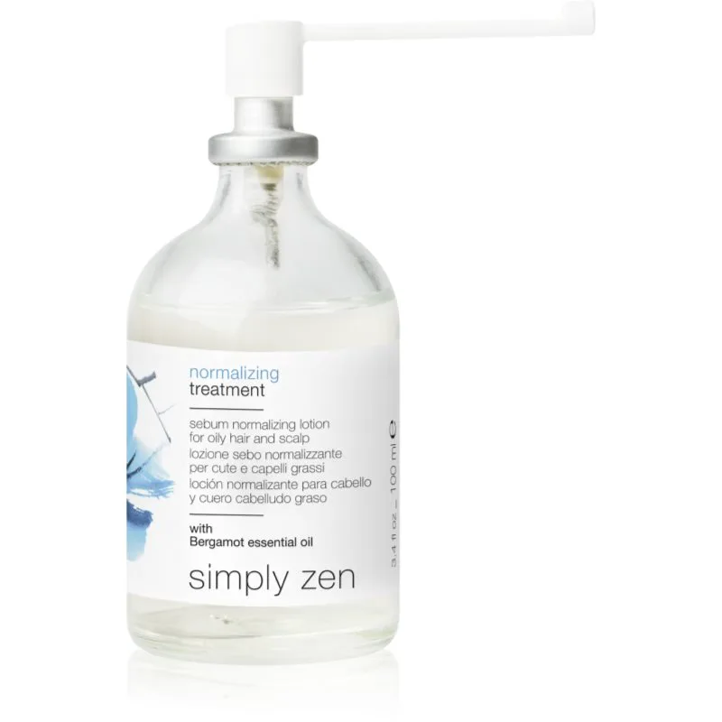 Simply Zen Normalizing Treatment λοσιόν χωρίς ξέβγαλμα για λιπαρά μαλλιά 100 ml