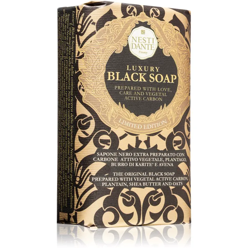 Nesti Dante Luxury Black Μαύρο σαπούνι 250 γρ