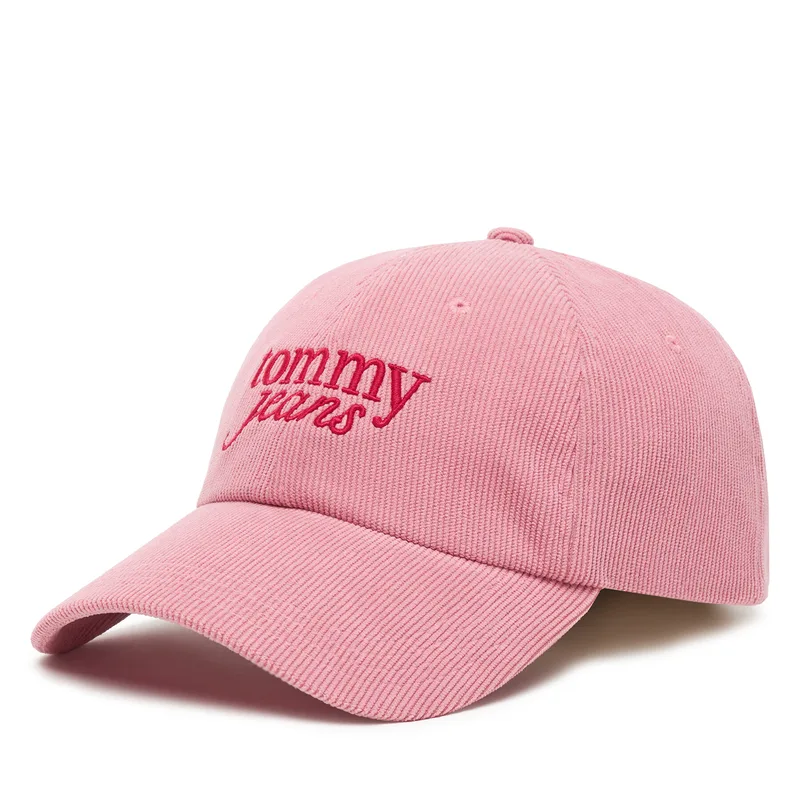 Καπέλο Jockey Tommy Jeans Script AW0AW17908 Ροζ
