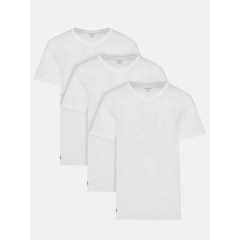 Lacoste Σετ t-shirts TH9008 Λευκό Slim Fit
