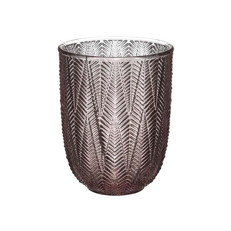Σετ Ποτήρι Ουίσκυ 6τμχ Γυάλινo inart 210ml 3-60-621-0027 (Υλικό: Γυαλί, Χρώμα: Ροζ, Μέγεθος: Σωλήνας) - inart - 3-60-621-0027
