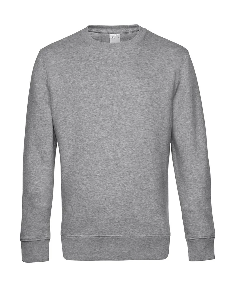 Φούτερ Crewneck WU01K B & C Heather Grey