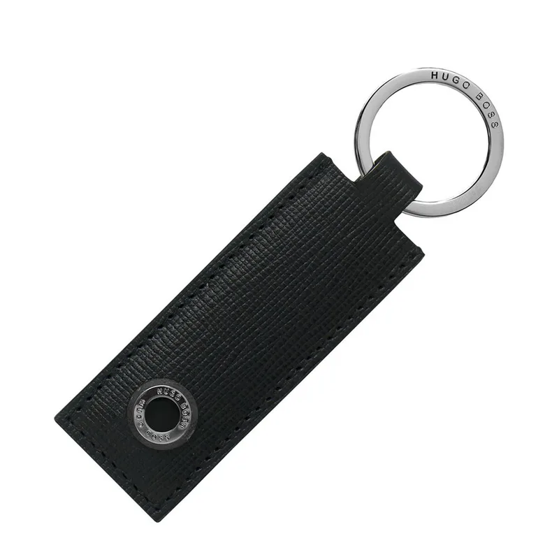 HUGO BOSS Μπρελόκ από Aτσάλι και Δέρμα HAK804A