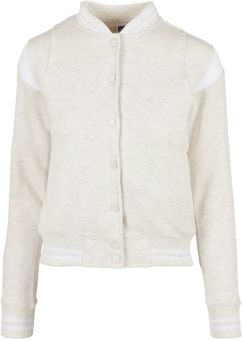 Γυναικείο Φούτερ Jacket TB2618 Urban Classics Lightgrey/White