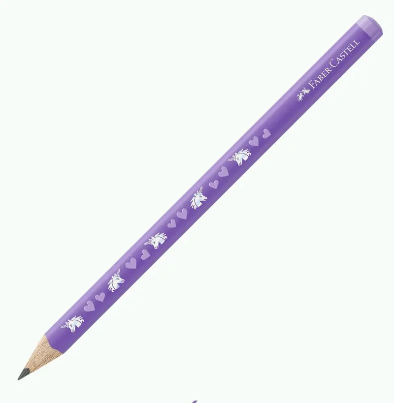 Μολύβι HB Faber-Castell Jumbo Purple - Unicorn