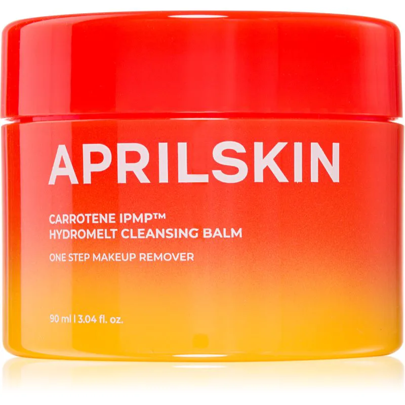 APRILSKIN Carrotene IPMP Hydromelt Cleansing Balm βάλσαμο για ντεμακιγιάζ και καθαρισμό για εκτεταμένους πόρους 90 ml