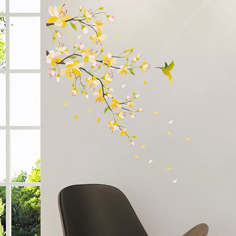 Αυτοκόλλητα Τοίχου Ango 54107 Yellow Branch