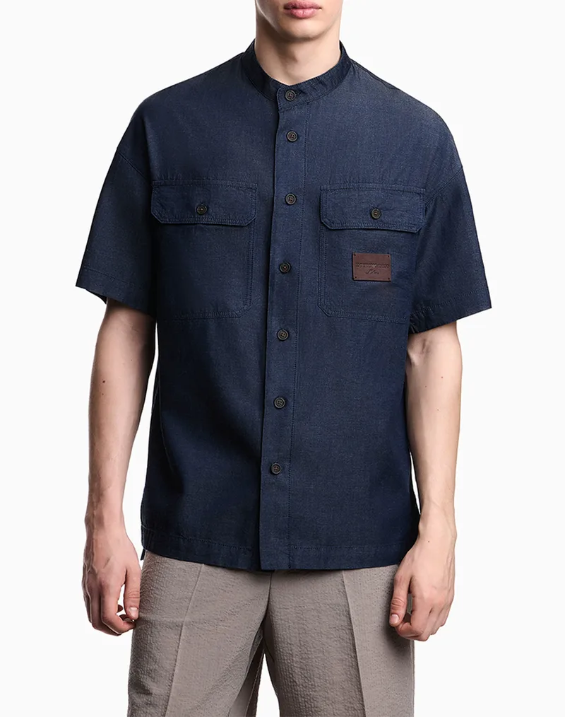 EMPORIO ARMANI SHIRT EM005823AF25156-MB001 DenimDarkBlue