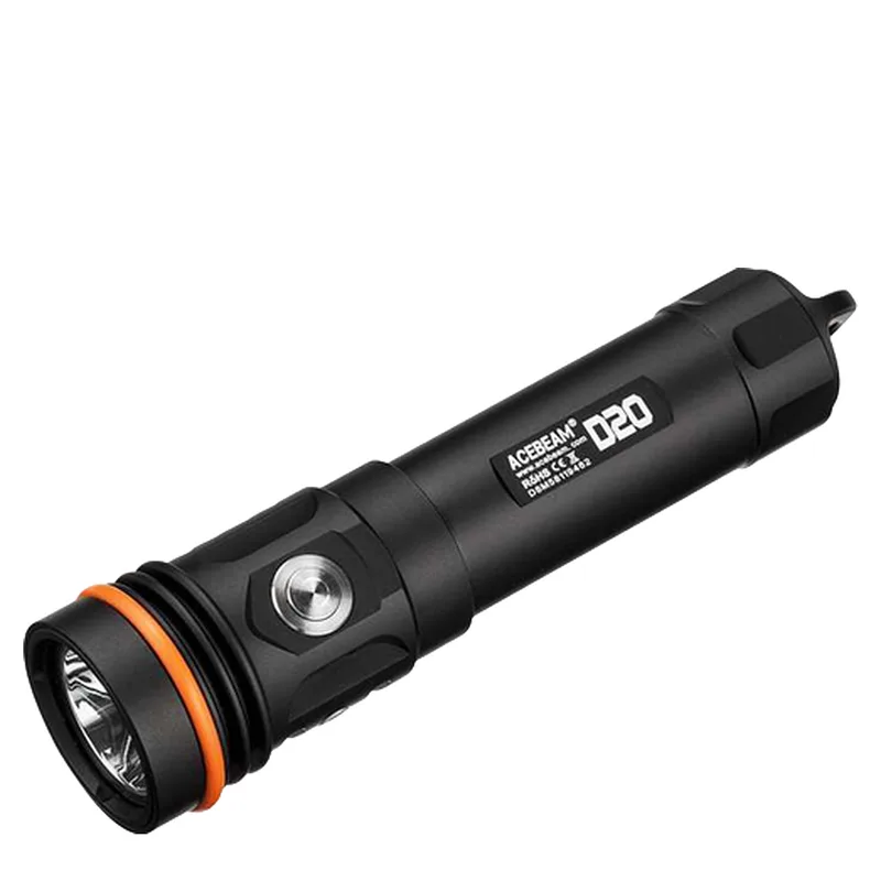Φακός Υποβρύχιος Acebeam D20 + Μπαταρία