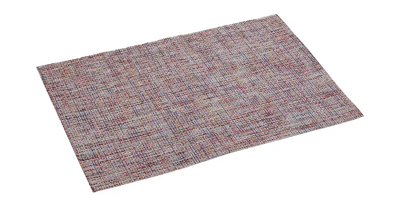 Σουπλά Polyester Ορθογώνιο Ροζ Με Κρόσσι Γαλάζιο ESPIEL 45x30εκ. PUL402K6 (Σετ 6 Τεμάχια) (Ύφασμα: Polyester, Χρώμα: Ροζ) - ESPIEL - PUL402K6