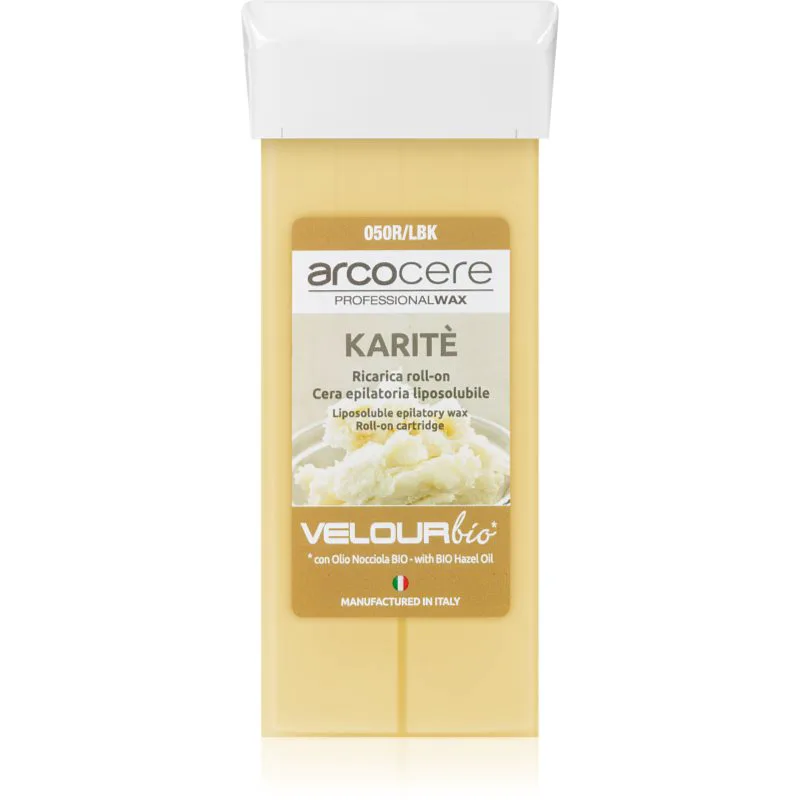 Arcocere Professional Wax Karité Κερί Αποτρίχωσης roll - on ανταλλακτική γέμιση 100 ml