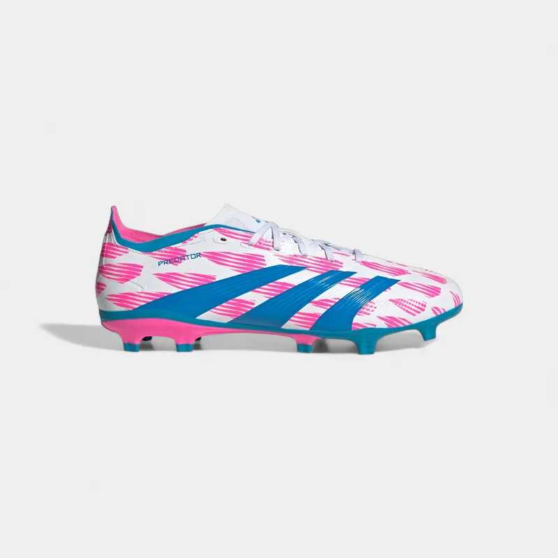 Ποδοσφαίρου adidas Predator League FG Cloud White Solar Blue Solar Ροζ