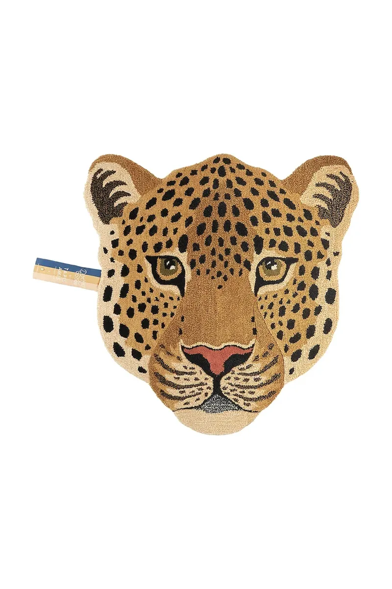 Μάλλινο χαλί Doing Goods Himani Leopard Head