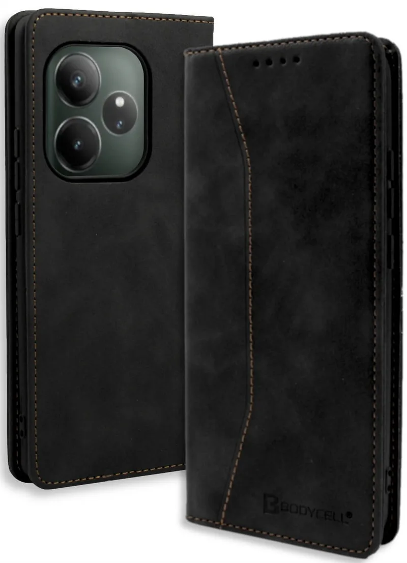 Θήκη Realme GT 6 / GT 6T - Bodycell Book Case Πορτοφόλι - Black (5206015079368)