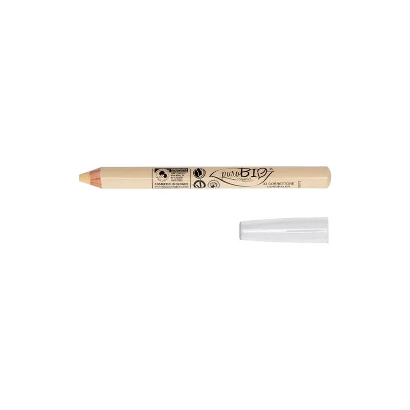 Purobio cosmetics Corrective Corrective Pencil, Yellow (33) vegan (2,30 g)