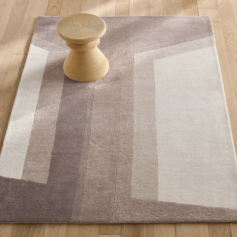 Χειροποίητο χαλί από lyocell και μαλλί 120x180 cm Μ120xΠ180xΥ1cm